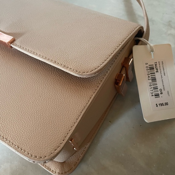 TAUPE adjustable handle shoulder bag. It’s a pink taupe more than a true taupe - Picture 2 of 8